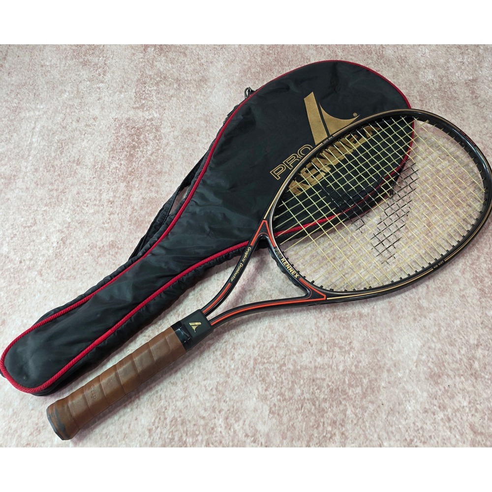 Pro Kennex Graphite Dominator Mid Size Tennis Racquet with Cover Vintage Black